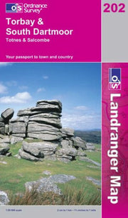 Ordnance Survey Landranger Map 202 Torbay and South Dartmoor, Totnes & Salcombe