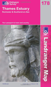 Thames Estuary, Rochester and Southend-on-Sea: Sheet 178 (OS Landranger Map)