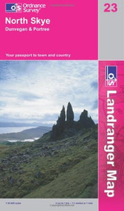 North Skye, Dunvegan and Portree: Sheet 23 (OS Landranger Map)