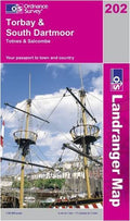 Torbay and South Dartmoor, Totnes and Salcombe: Sheet 202 (OS Landranger Map)