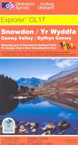 Snowdon and Conwy Valley: Sheet 17 (Explorer Maps)