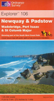 Newquay and Padstow: Sheet 106 (Explorer Maps)