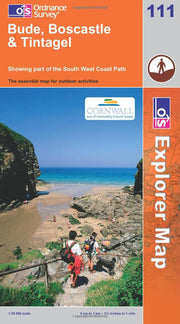 Bude, Boscastle and Tintagel: Sheet 111 (OS Explorer Map)