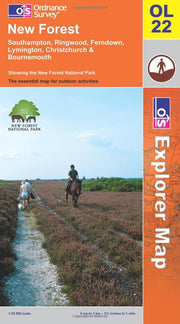 New Forest: Sheet OL22 (OS Explorer Map)