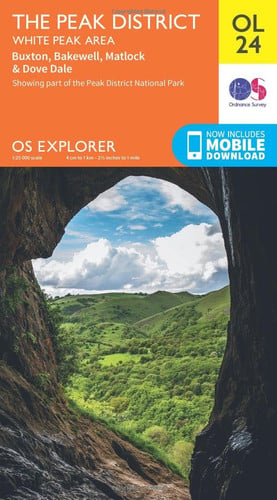 OS Explorer OL24 The Peak District (OS Explorer Map)