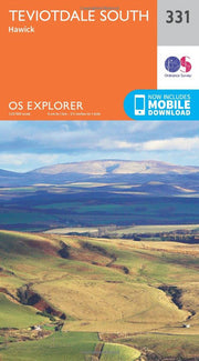 Teviotdale South Map | Hawick | Ordnance Survey | OS Explorer Map 331 | Scotland | Walks | Hiking | Maps | Adventure