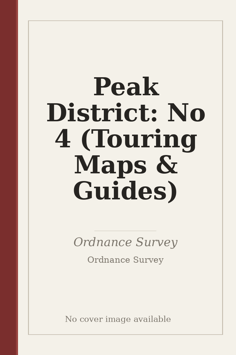 Peak District: No 4 (Touring Maps & Guides) - no cover image available