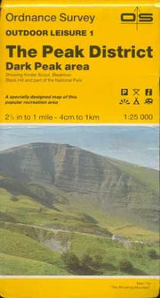 The Peak District: Dark Peak Area: Sheet 1 (Outdoor Leisure Maps)