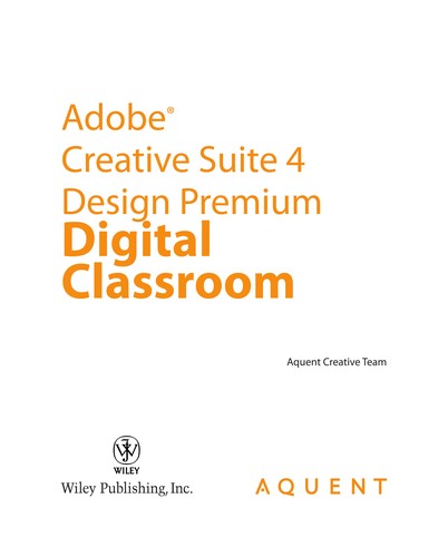 Adobe Creative Suite 4 Design Premium Classroom in a Book