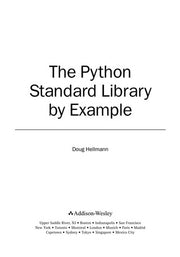 The Python Standard Library by Example (Developer's Library)