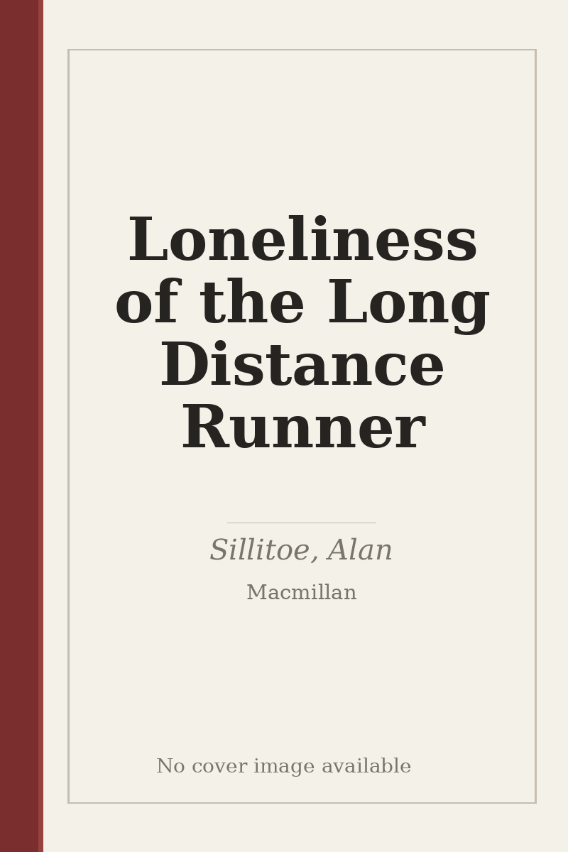 Loneliness of the Long Distance Runner - no cover image available
