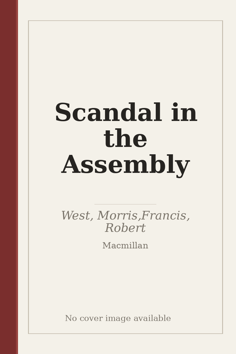 Scandal in the Assembly - no cover image available