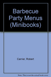 Barbecue Party Menus (Minibooks S.)