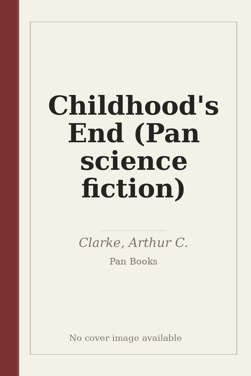 Childhood's End (Pan science fiction) - no cover image available