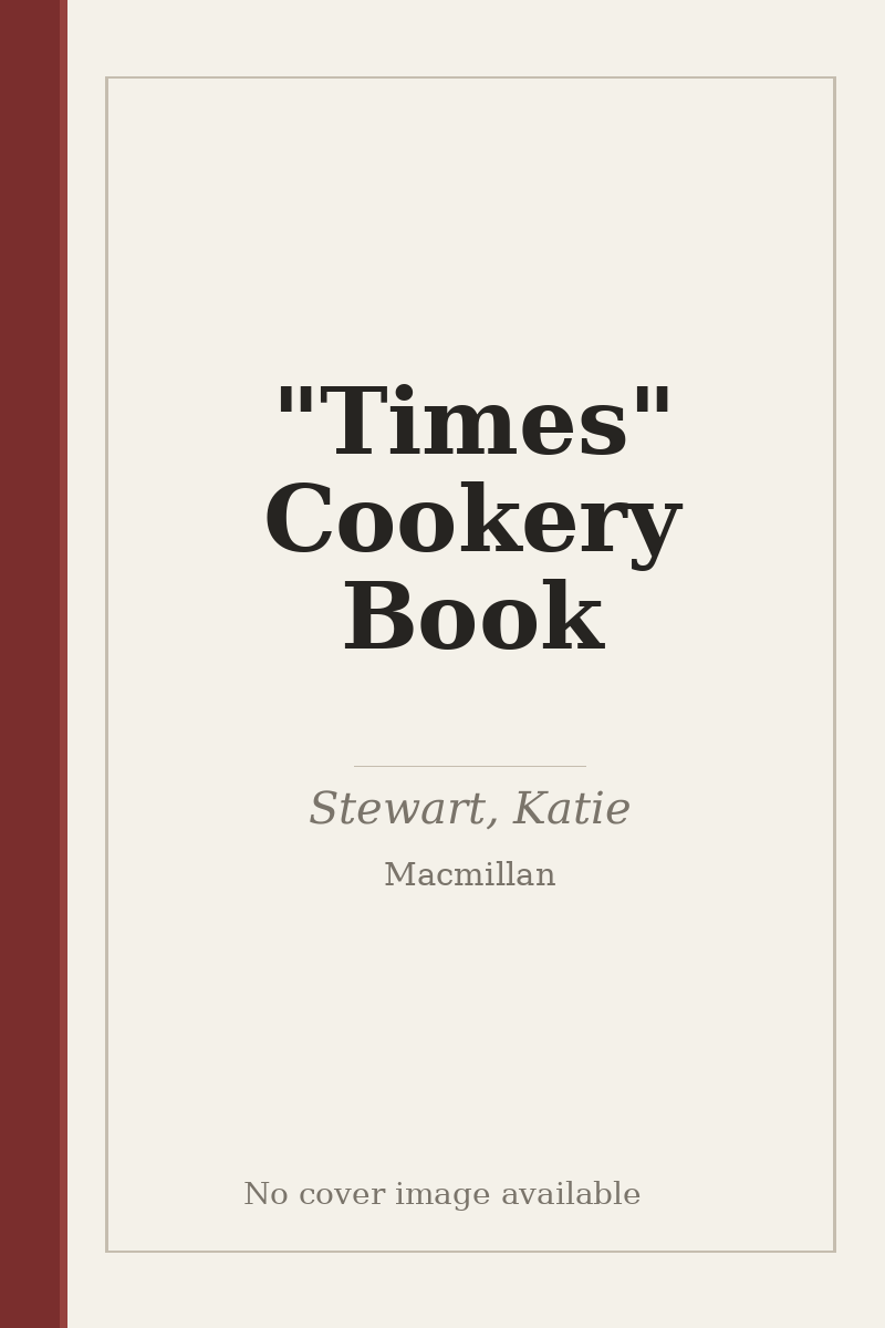 "Times" Cookery Book - no cover image available