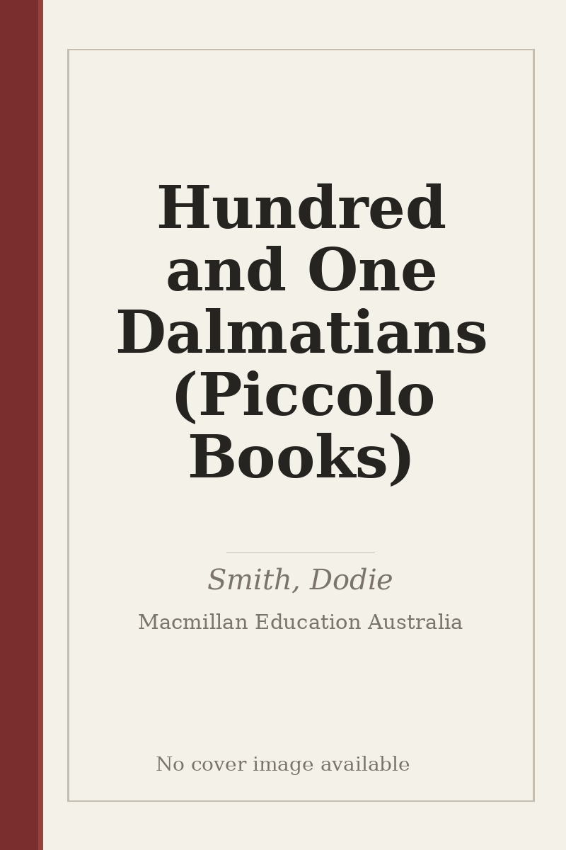 Hundred and One Dalmatians (Piccolo Books) - no cover image available