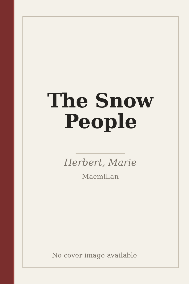 The Snow People - no cover image available