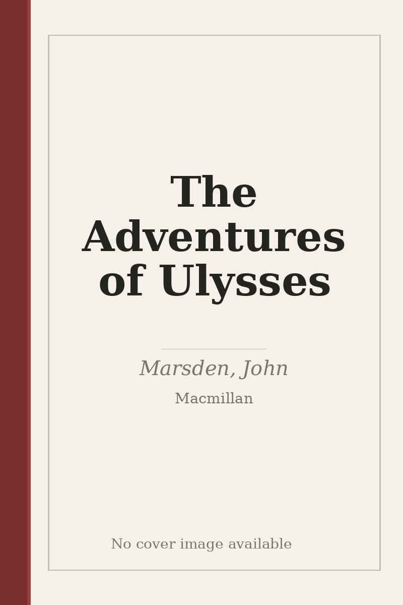 The Adventures of Ulysses - no cover image available