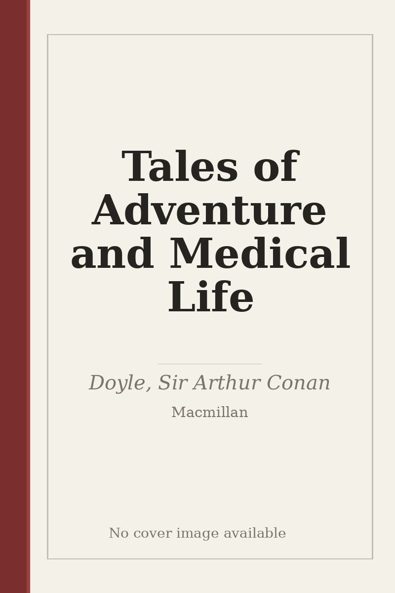 Tales of Adventure and Medical Life - no cover image available