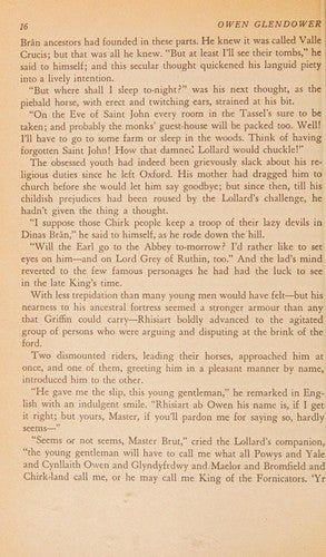 Owen Glendower (Picador Books)