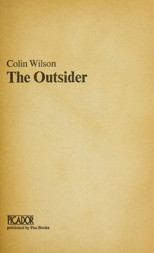 The Outsider (Picador Books)