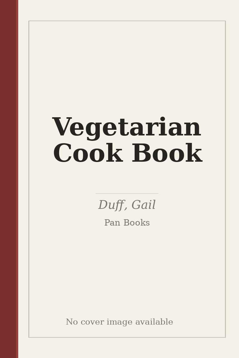 Vegetarian Cook Book - no cover image available