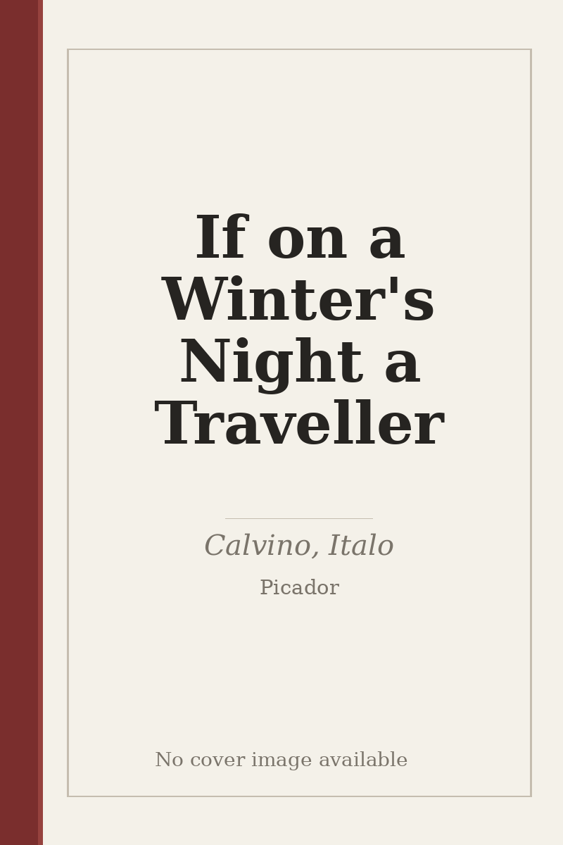 If on a Winter's Night a Traveller - no cover image available