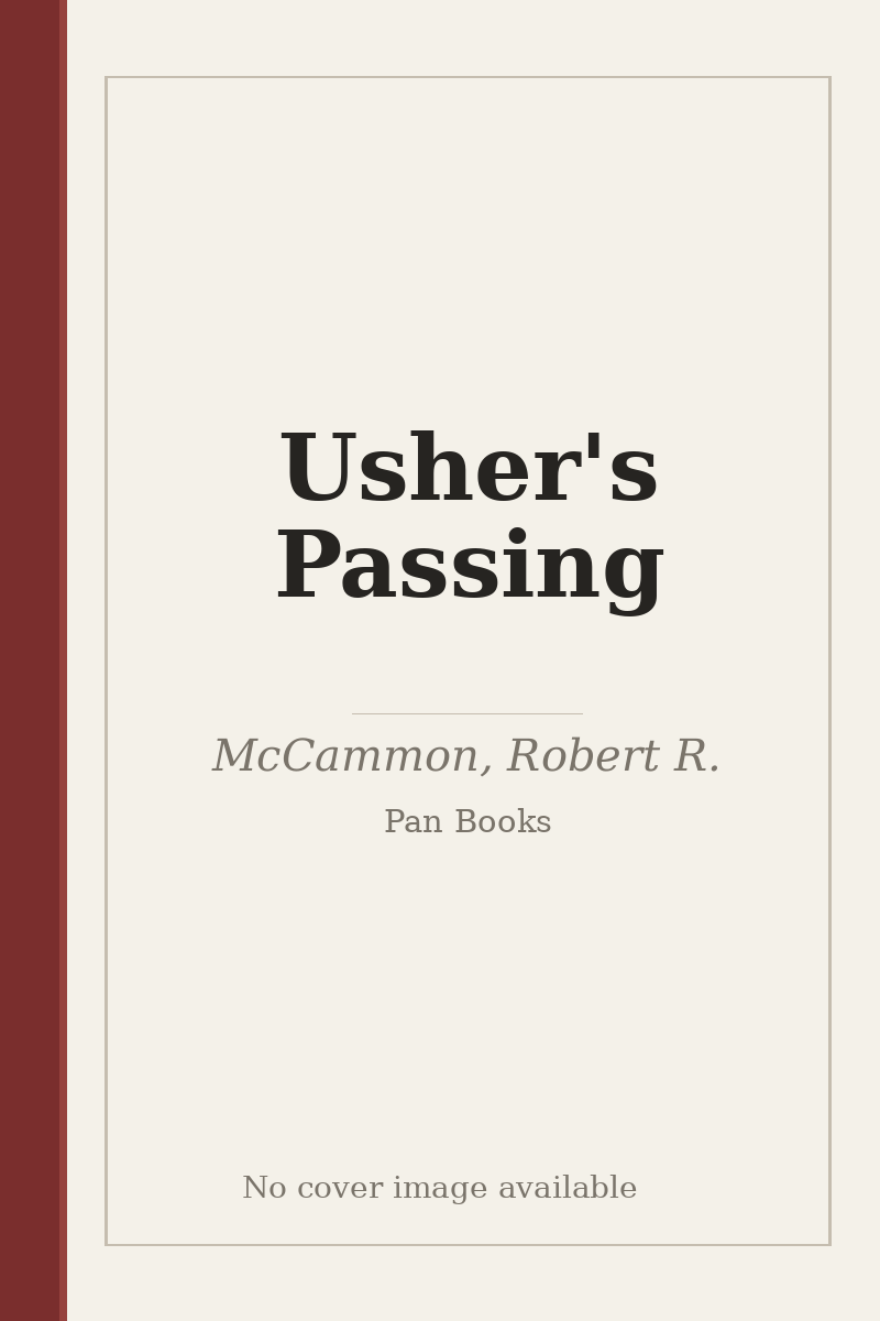 Usher's Passing - no cover image available