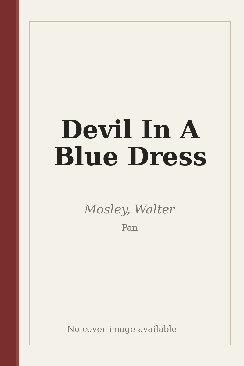 Devil In A Blue Dress - no cover image available