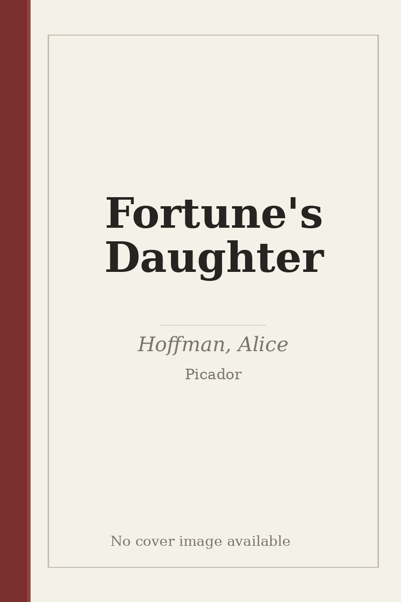 Fortune's Daughter - no cover image available