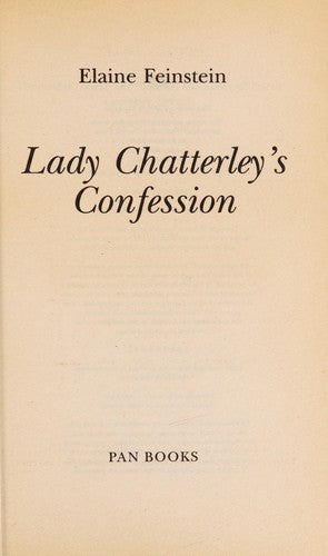 Lady Chatterley's Confession