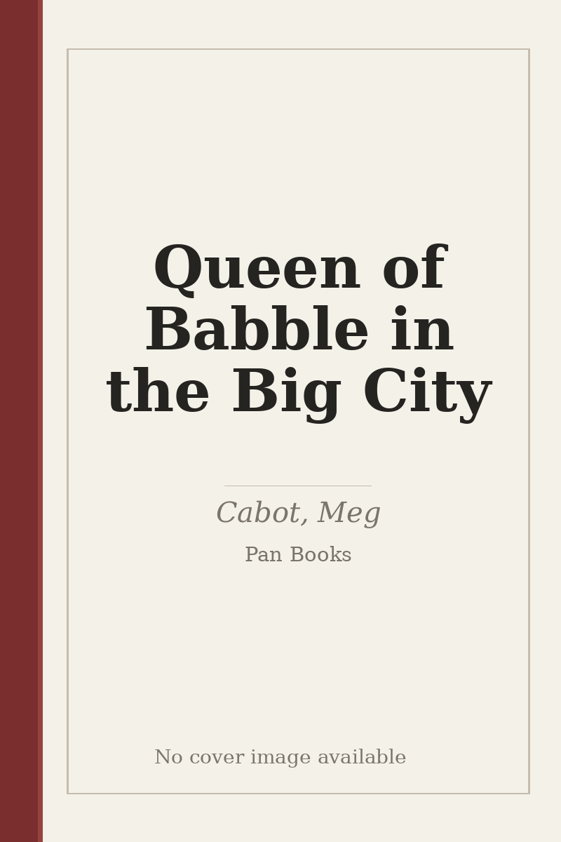 Queen of Babble in the Big City - no cover image available