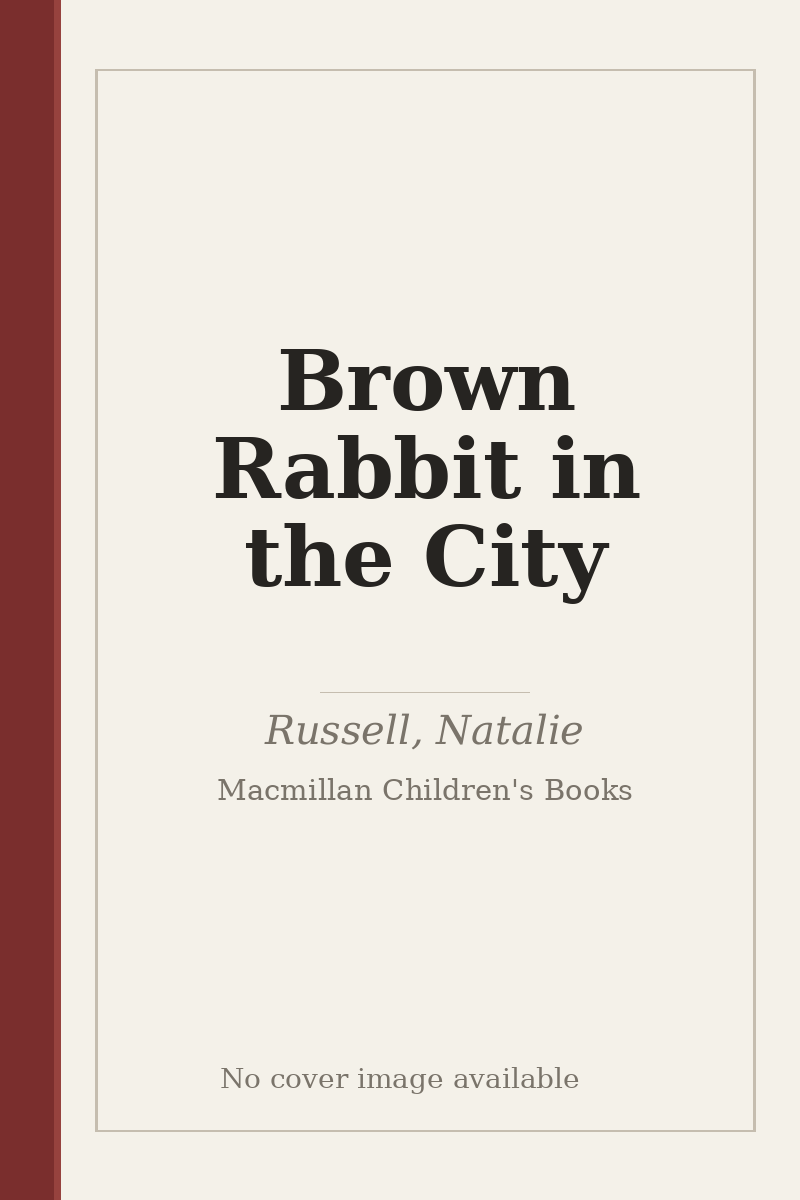 Brown Rabbit in the City - no cover image available