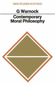 Contemporary Moral Philosophy (New Studies in Ethics)