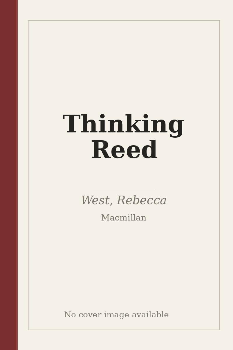 Thinking Reed - no cover image available