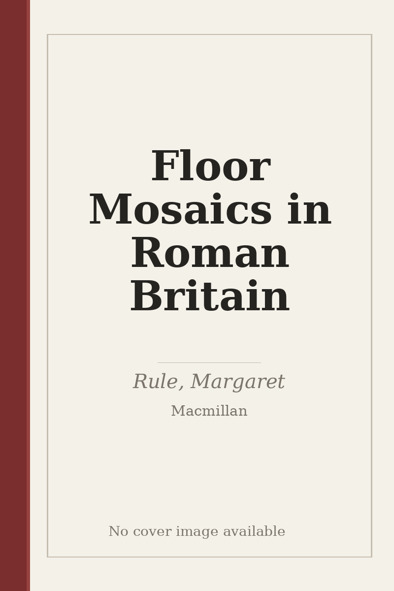 Floor Mosaics in Roman Britain - no cover image available
