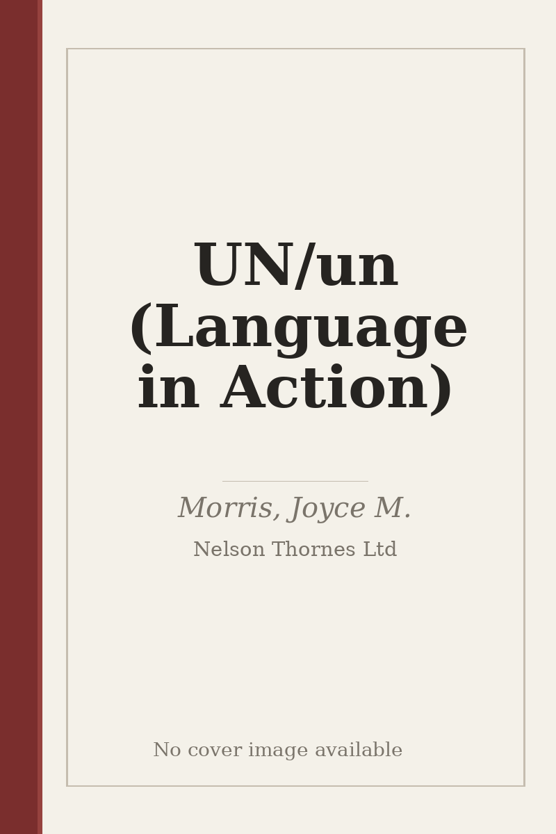 UN/un (Language in Action) - no cover image available