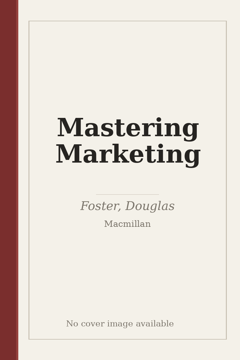 Mastering Marketing - no cover image available