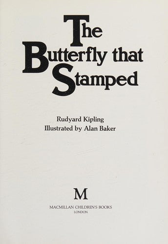 The Butterfly That Stamped (Just So Stories S.)