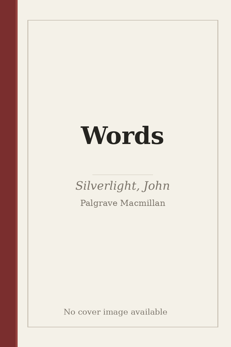 Words - no cover image available