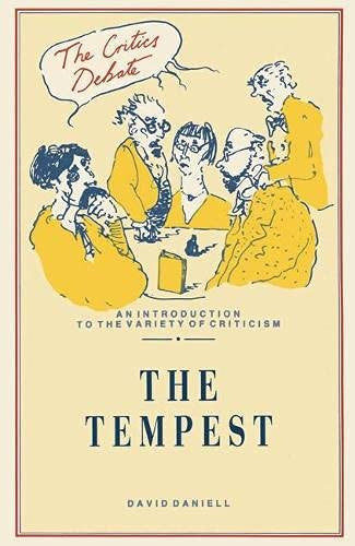 The "Tempest" (Critics Debate S.)