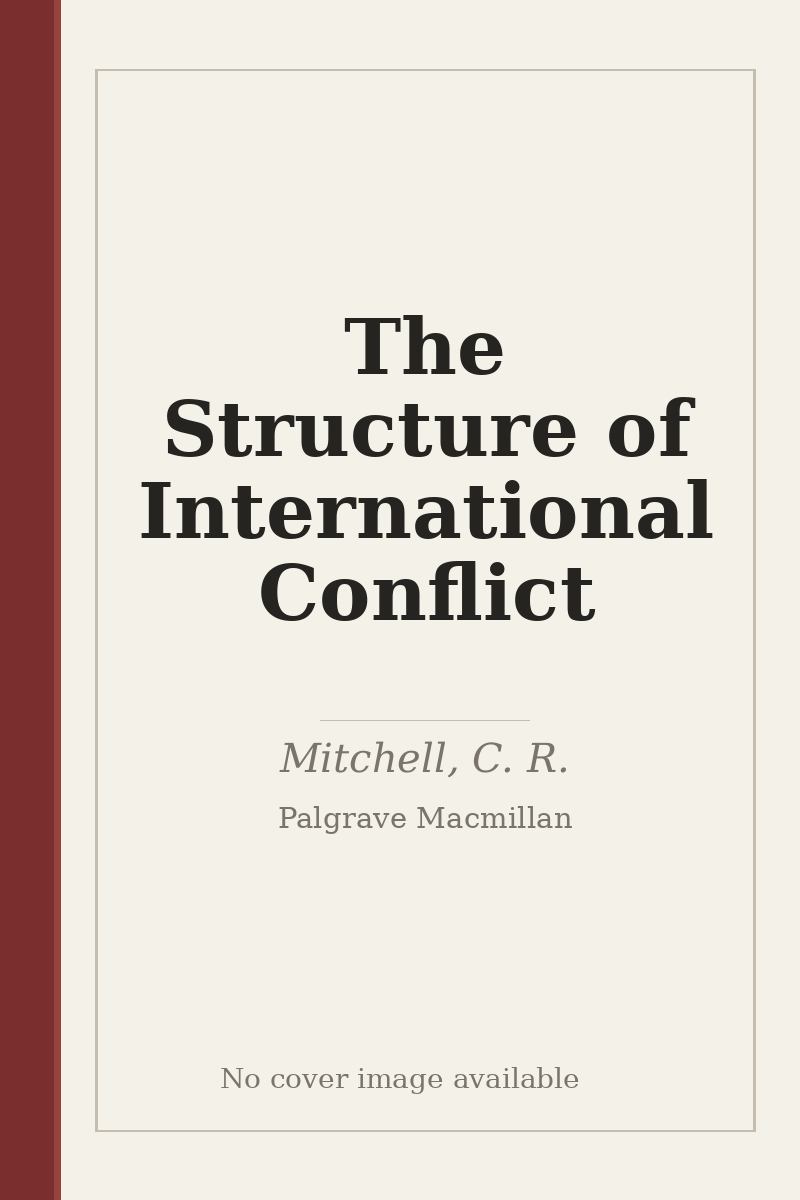 The Structure of International Conflict - no cover image available