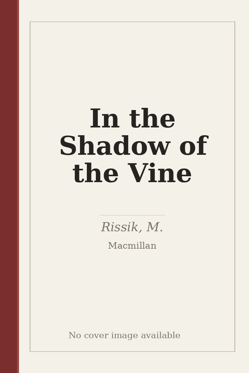 In the Shadow of the Vine - no cover image available