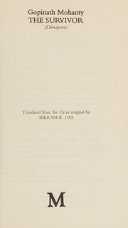 The Survivor (Modern Indian Novels in Translation S.)