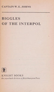 Biggles of the Interpol (Knight Books)