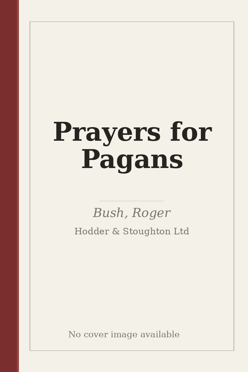 Prayers for Pagans - no cover image available