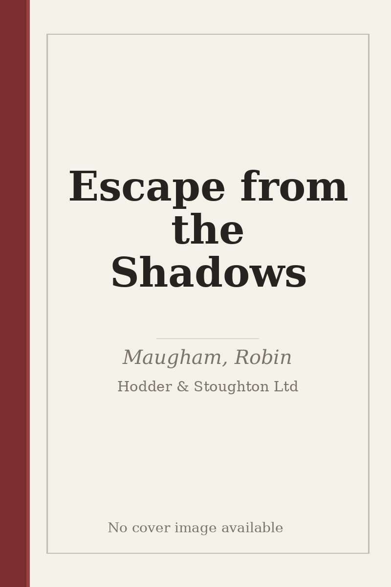 Escape from the Shadows - no cover image available