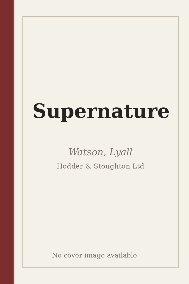 Supernature - no cover image available