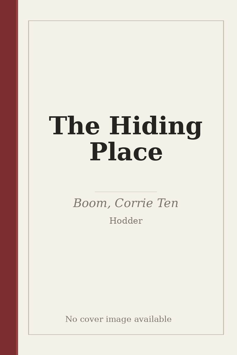 The Hiding Place - no cover image available