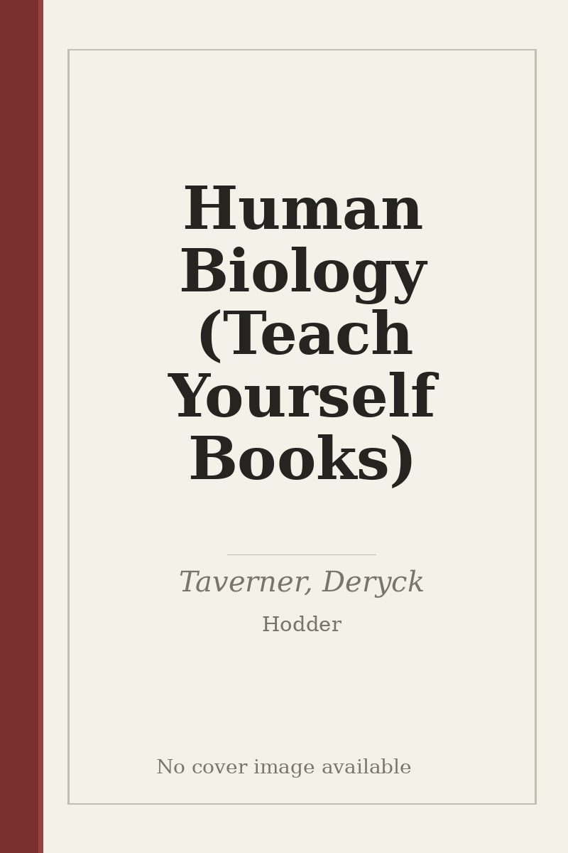 Human Biology (Teach Yourself Books) - no cover image available